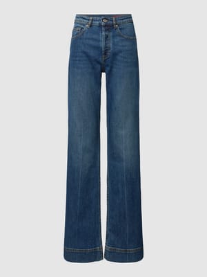Jeansy z poszerzaną nogawką w kant model ‘VINCENTE DENIM ECO’ Shop The Look MANNEQUINE