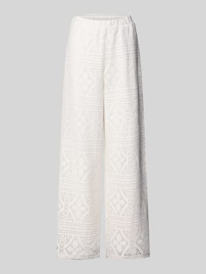 Regular Fit Weite Hose aus Baumwoll-Mix Modell 'BONNIE' Shop The Look MANNEQUINE