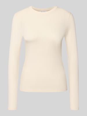 Slim fit shirt met lange mouwen van puur katoen  Shop The Look MANNEQUINE