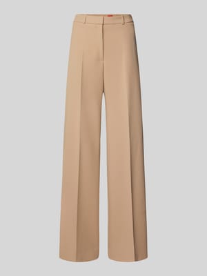 Regular fit wijde broek met viscose, model 'HASMINA' Shop The Look MANNEQUINE