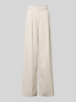 Loose Fit Weite Hose aus Viskose-Leinen-Mix Shop The Look MANNEQUINE