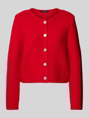 Cardigan met structuurmotief Shop The Look MANNEQUINE