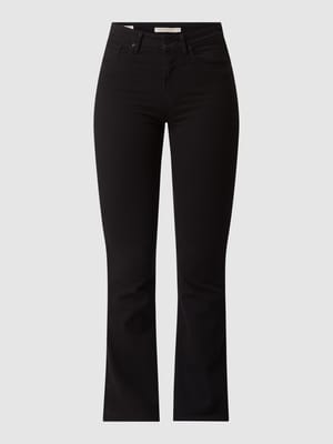 Bootcut high rise jeans met viscose, model '725' Shop The Look MANNEQUINE