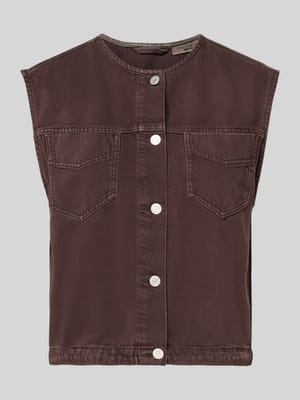 Kamizelka o kroju relaxed fit z mieszanki bawełny i lyocellu Shop The Look MANNEQUINE