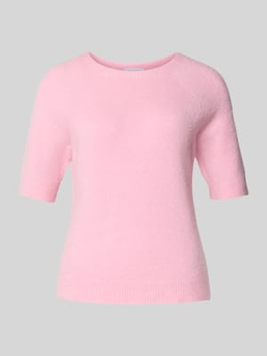 Strickpullover mit gerippten Abschlüssen Shop The Look MANNEQUINE