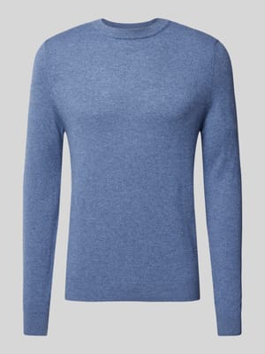 Gebreide pullover met ronde hals Shop The Look MANNEQUINE