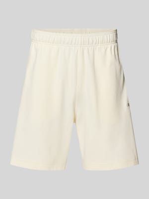 Sweatshorts mit Label-Stitching mit elastischem Bund Shop The Look MANNEQUINE
