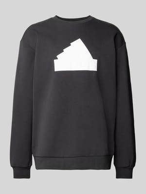 Sweatshirt mit Label-Print Shop The Look MANNEQUINE