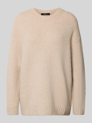 Sweter o luźnym kroju z mieszanki alpaki model „PESCO” Shop The Look MANNEQUINE