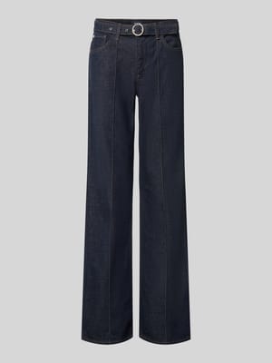 flared bootcut-jeans van katoenmix model 'Marissa' Shop The Look MANNEQUINE