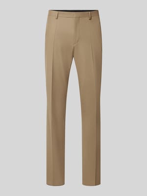 Super krój slim fit spodnie garniturowe z mieszanka wełny model 'Hesten253X' Shop The Look MANNEQUINE