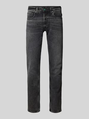 Straight Leg Jeans im 5-Pocket-Design Modell 'GROVER' Shop The Look MANNEQUINE