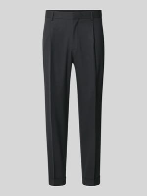 Regular Fit Anzughose mit Wollanteil Modell 'LUIS' Shop The Look MANNEQUINE