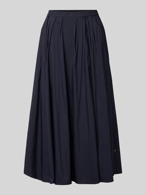 Midirock mit gelegten Falten Shop The Look MANNEQUINE