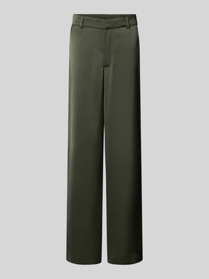 Stoffhose aus Satin Modell 'Emmett' Shop The Look MANNEQUINE