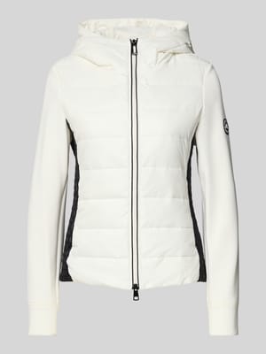 Slim fit gewatteerd jack met capuchon Shop The Look MANNEQUINE