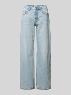 Jeansy z szerokimi nogawkami w 5 kieszeni Shop The Look MANNEQUINE