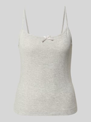 Regular Fit Trägertop aus reiner Baumwolle Modell 'MARIE' Shop The Look MANNEQUINE