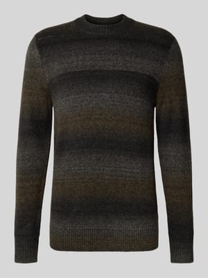 Gebreide pullover met ronde hals Shop The Look MANNEQUINE