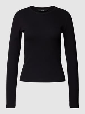 Longsleeve mit Rundhalsausschnitt Modell 'CHLOE' Shop The Look MANNEQUINE