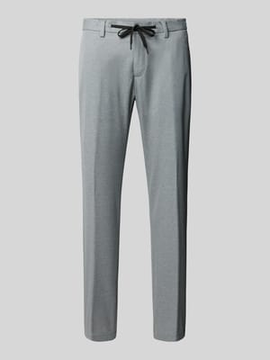 Regular fit pantalon met viscose Shop The Look MANNEQUINE