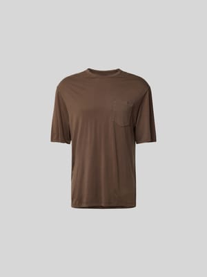 Regular Fit T-Shirt aus Lyocell-Mix Shop The Look MANNEQUINE