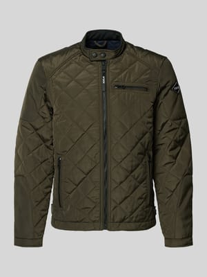 Kurtka pikowana o kroju regular fit ze stójką Shop The Look MANNEQUINE