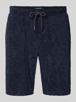 Shorts mit Strukturmuster und Eingrifftaschen Shop The Look MANNEQUINE