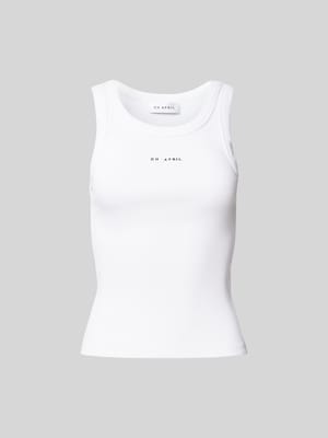 Tanktop mit Label-Stitching Shop The Look MANNEQUINE