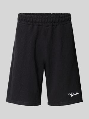 Sweatshorts met logostitching model 'Jovren' Shop The Look MANNEQUINE