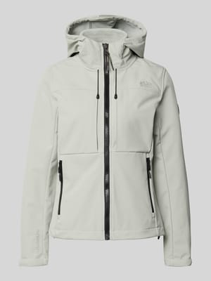 Trekker Jacke mit Kapuze und Label-Patch Shop The Look MANNEQUINE