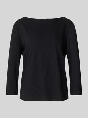 Krój regular fit koszulka z rękawem 3/4 z czystej bawełny Shop The Look MANNEQUINE
