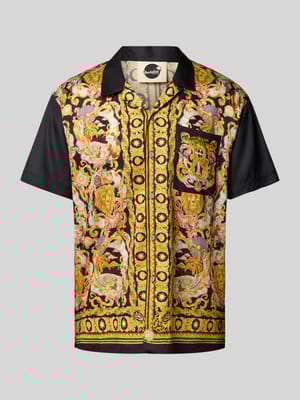 Koszula casualowa z kieszenią na piersi model ‘Baroque’ Shop The Look MANNEQUINE