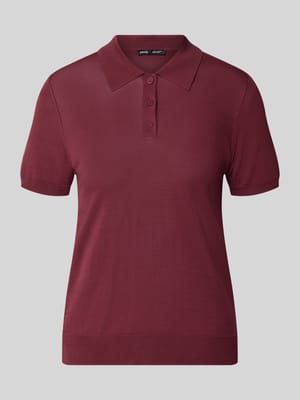 Poloshirt aus Viskose-Mix Modell 'LUXEN' Shop The Look MANNEQUINE