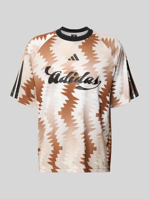 Regular fit T-shirt met All-over motief Shop The Look MANNEQUINE