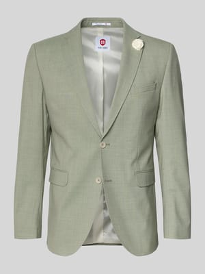Marynarka na 2 guziki z patkami przy kieszeniach, krój slim fit, model 'Paul SV' Shop The Look MANNEQUINE