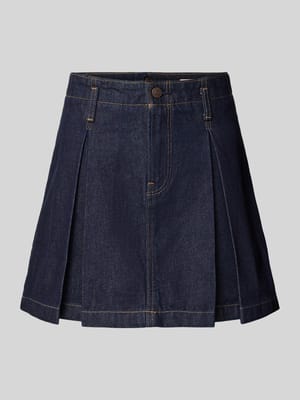 Jeansrok met stolpplooien Shop The Look MANNEQUINE