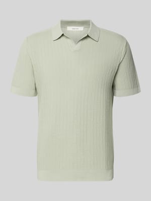 Regular Fit Poloshirt aus Baumwoll-Leinen-Mix Modell 'MATTIS' Shop The Look MANNEQUINE