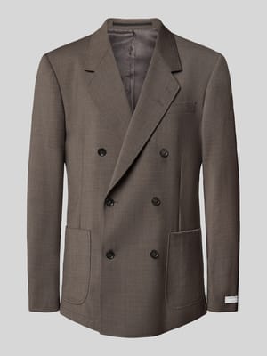 Wollsakko mit doppelreihiger Knopfleiste Modell 'Jeen' Shop The Look MANNEQUINE