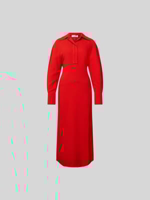 Midikleid mit Resortkragen Shop The Look MANNEQUINE