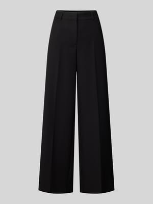 Wide leg stoffen broek met persplooien, model 'Catsby' Shop The Look MANNEQUINE