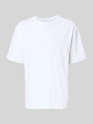Relaxed fit T-shirt van Mix van biologisch katoen Model 'MAARKOS' Shop The Look MANNEQUINE