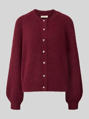 Gebreid jack met ronde hals, model 'Luisa' Shop The Look MANNEQUINE