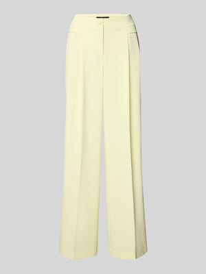 Szerokie spodnie materiałowe z zaprasowanymi kantami Shop The Look MANNEQUINE