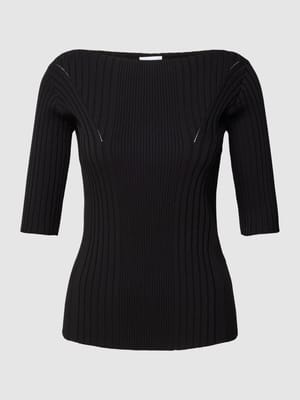 Gebreide pullover met structuurmotief Shop The Look MANNEQUINE