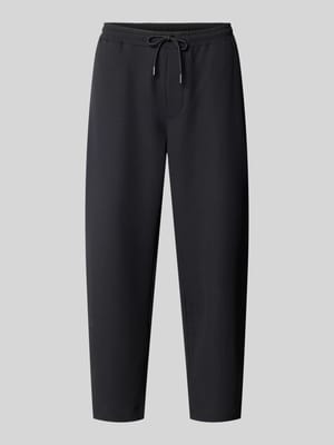 Hose mit elastischem Bund in Plissee-Optik Shop The Look MANNEQUINE
