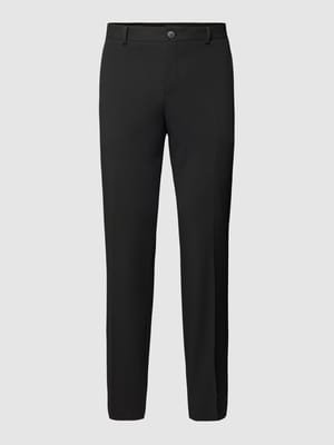 Slim fit pantalon met knoop- en ritssluiting Shop The Look MANNEQUINE