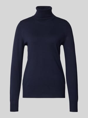Regular Fit Rollkragenpullover aus Viskose-Mix Shop The Look MANNEQUINE
