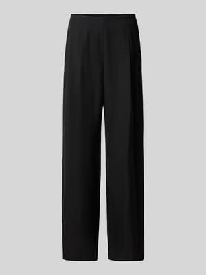 Broek met wijde pijpen en ritssluiting opzij Shop The Look MANNEQUINE