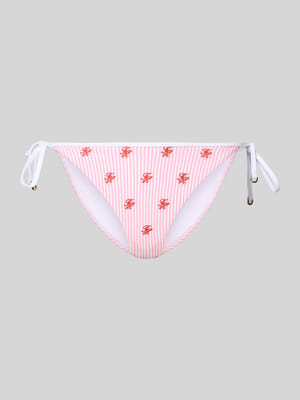 Bikinihose aus Seesucker mit Bindebändern Shop The Look MANNEQUINE